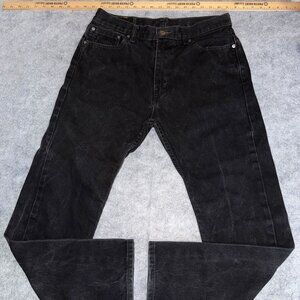 Vintage Men's LEVI STRAUSS Jeans 505 Black 33 x 32 Levis